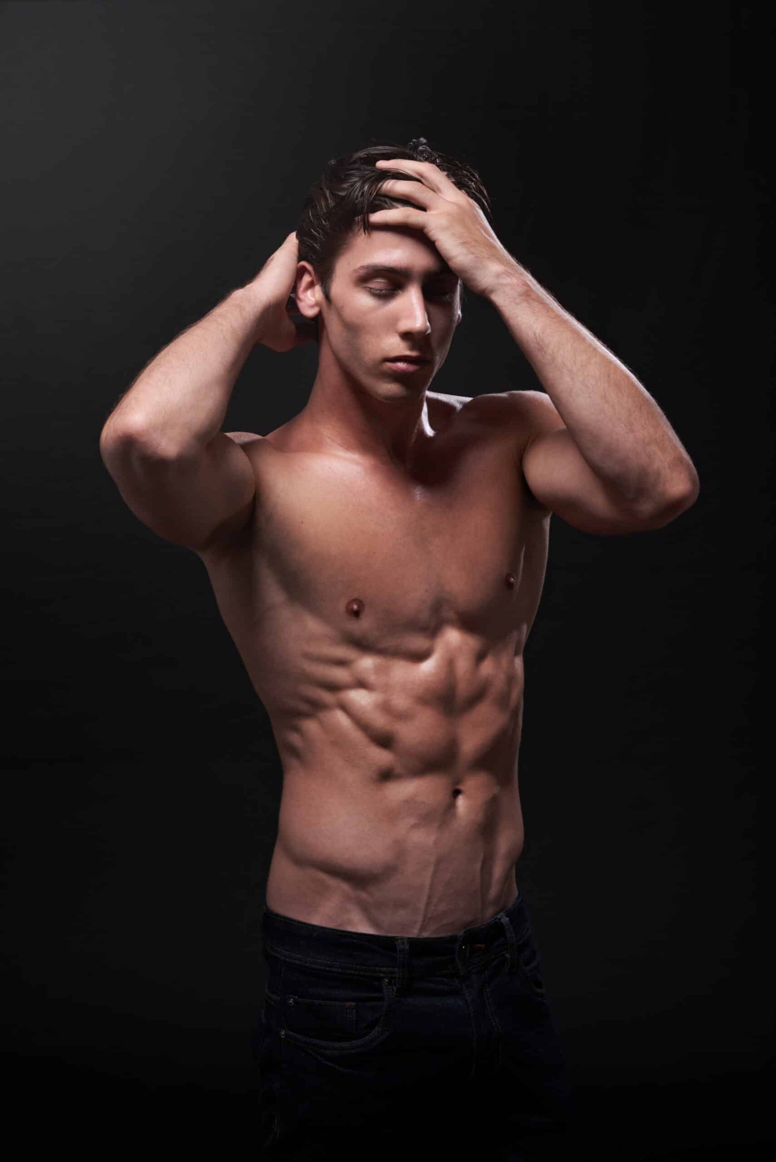 Hes a muscle making machine.