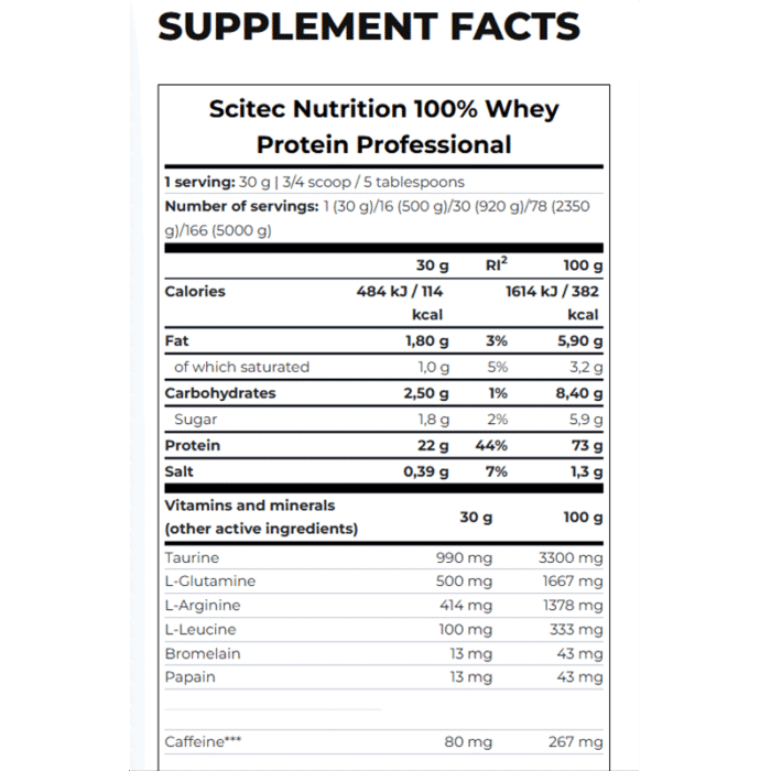 scitec whey protein professional 2350 g - Image 2