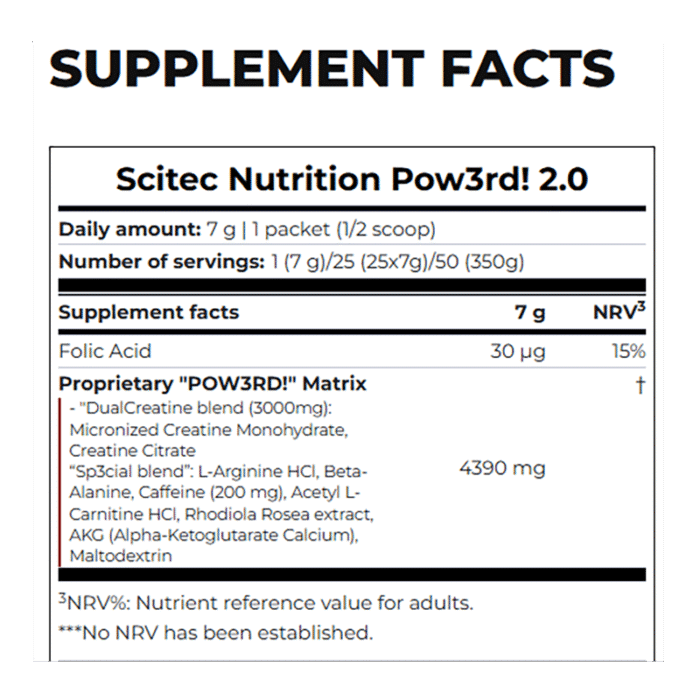 scitec pow3rd 350 g - Image 2